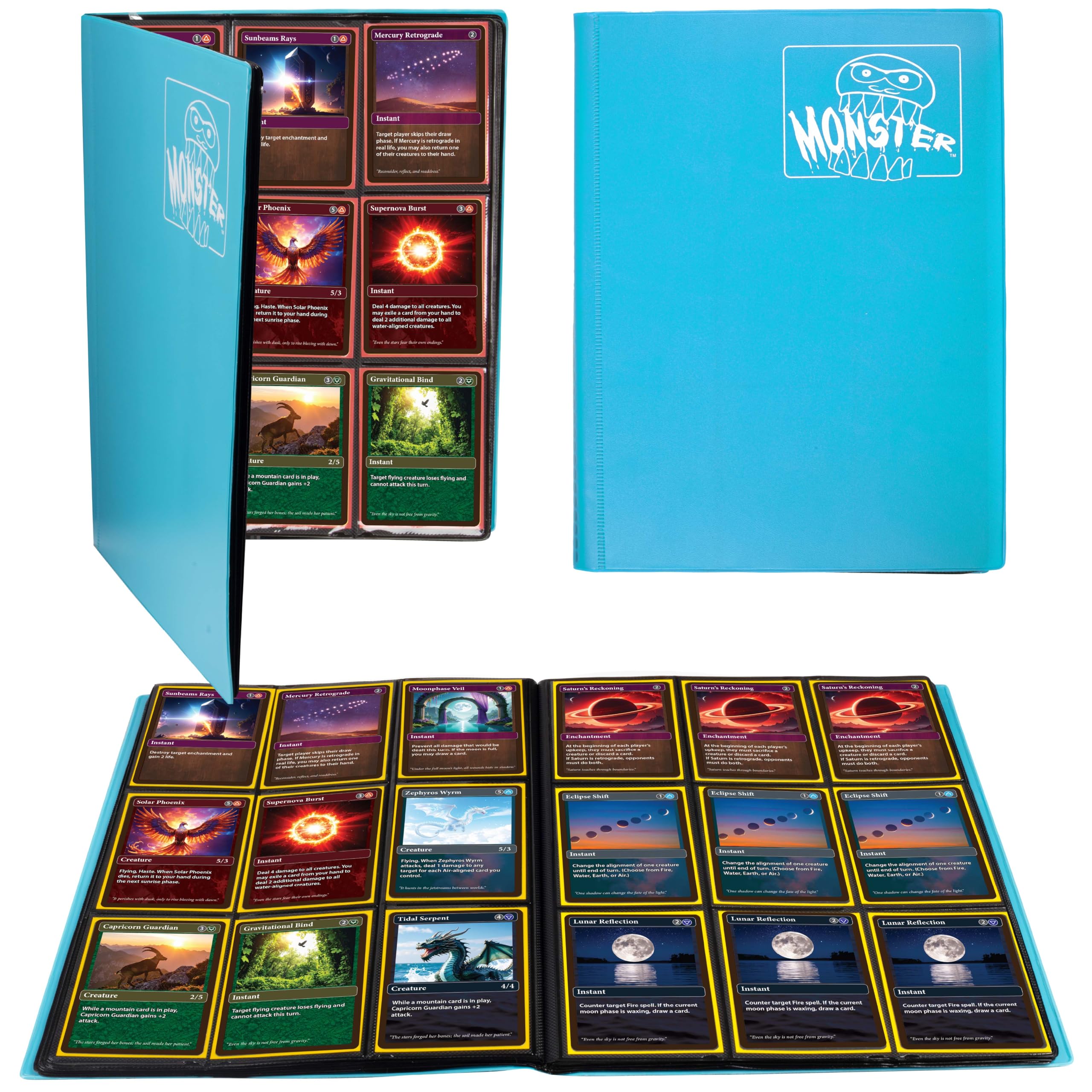 Amazon.com: Monster Binder - 9 Pocket Trading Card Album - Matte